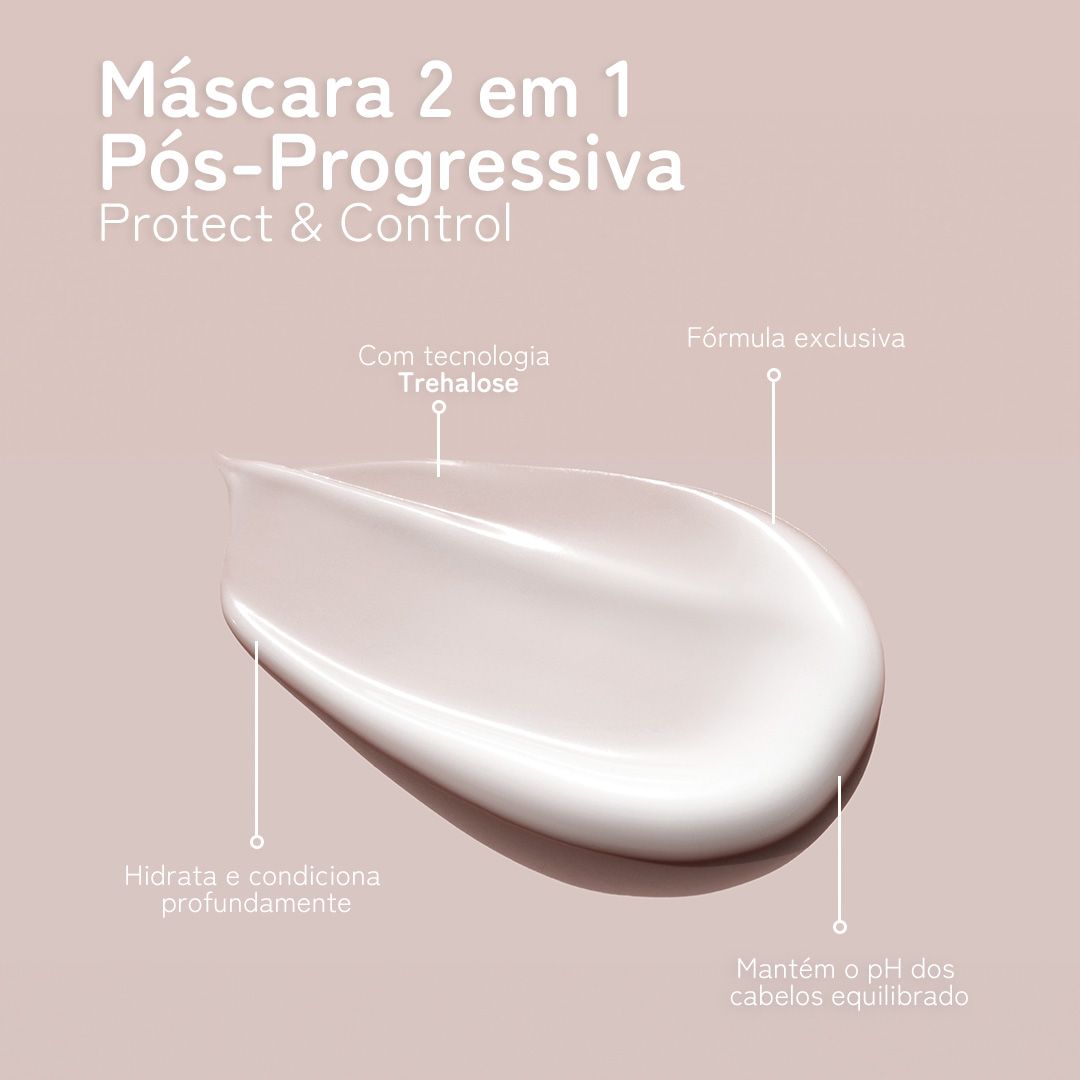 Máscara 2 em 1 Protect Control 250g - Fashion Gold