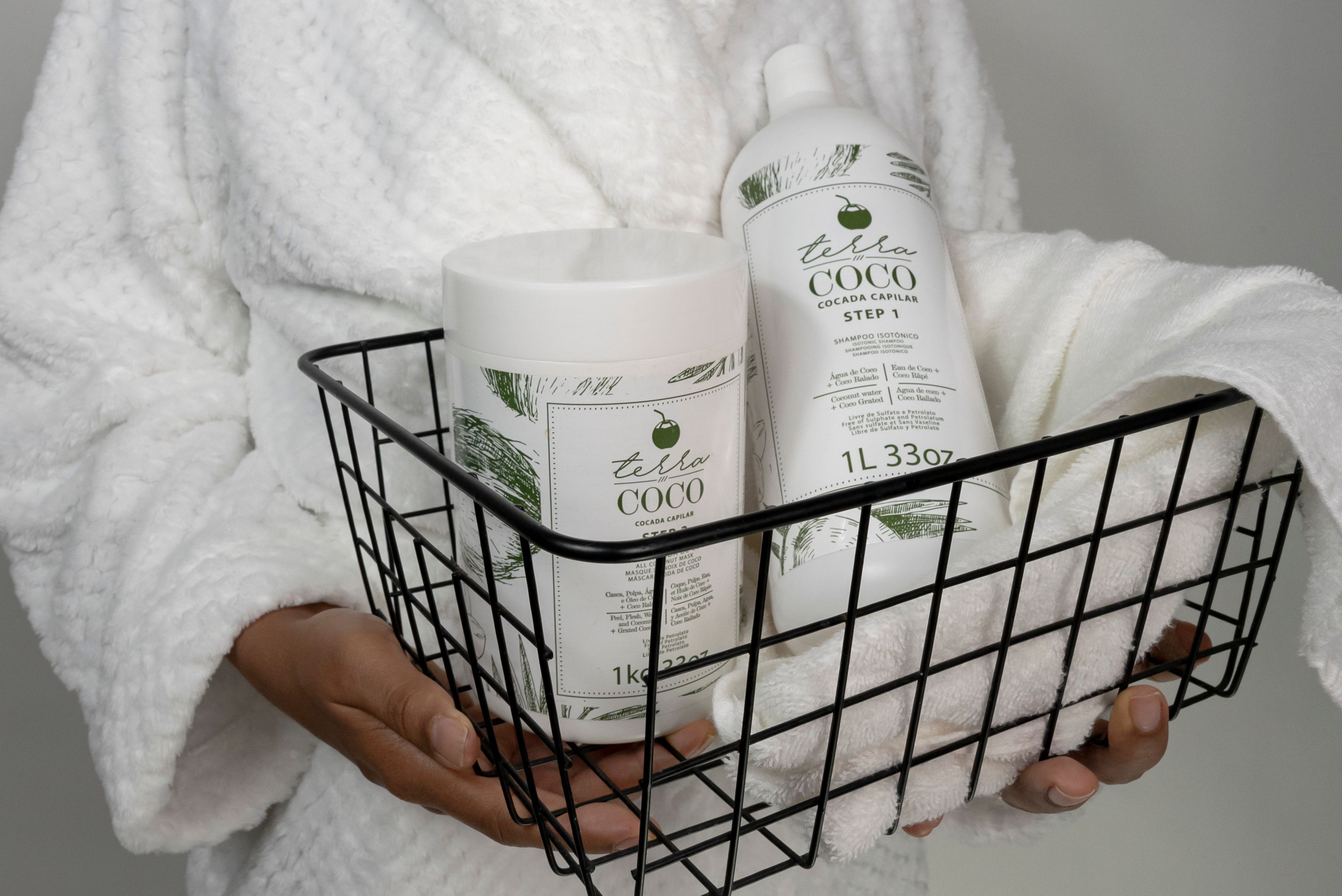 Combo Shampoo Isotônico 1L e Máscara Toda de Coco 1Kg - Terra Coco